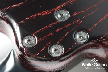 JA-STER Custom - Metallic Red to Yellow on Black Background